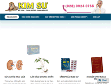 Tablet Screenshot of kimsu.com.vn